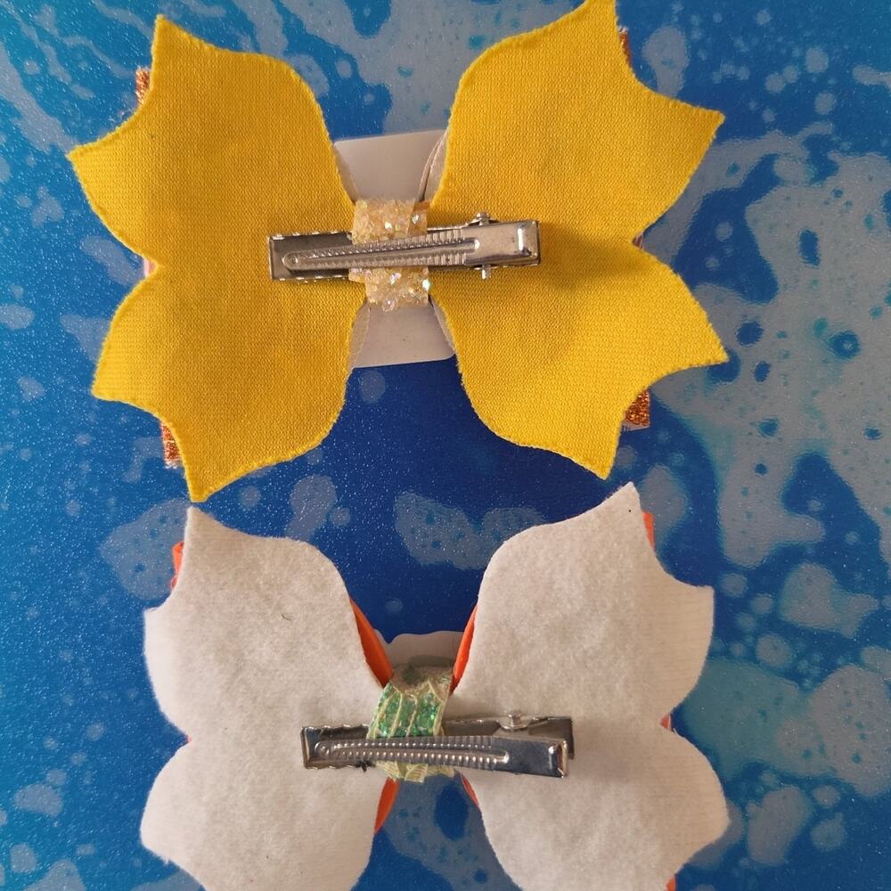 Custom Fall & HANDMADE Hair Bows - Picture 4 of 4